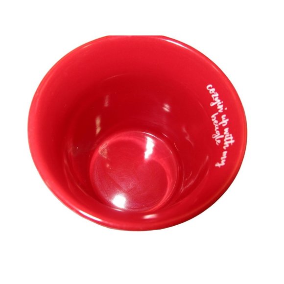 Cozyin Up With My Beagle In Red Black Plaid Coat Mug by Fringe Studio EUC - Picture 8 of 10